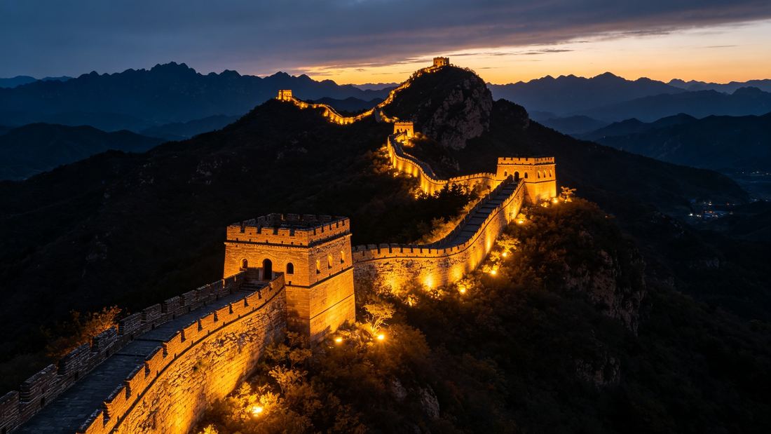 司马台长城夜景